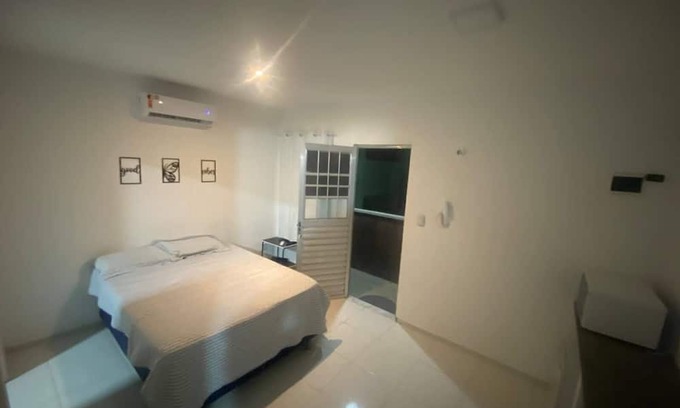 Caucaia Apartamento | Suite, studio Icaraí/Cumbuco Air, TV, Minibar and microwave 5km Cumbuco